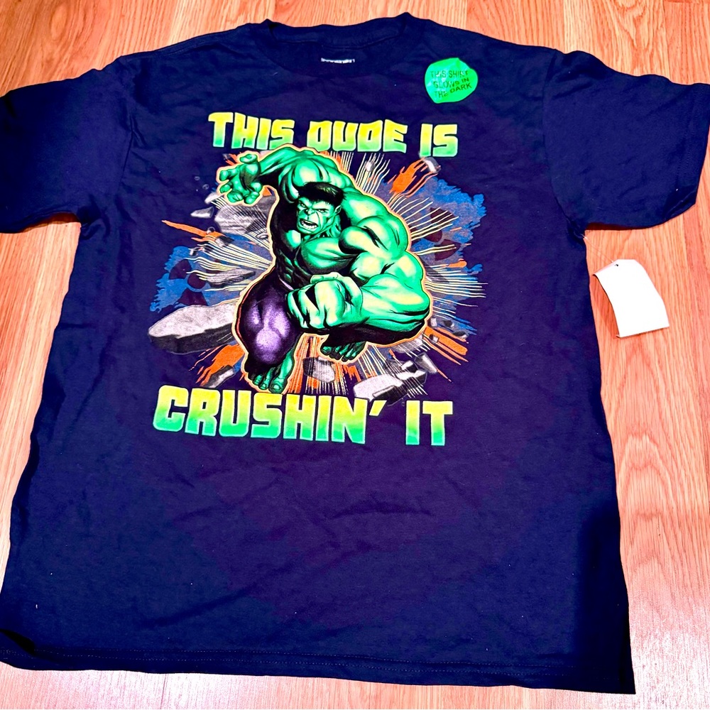 Marvel The Hulk Boys Blue T-Shirt